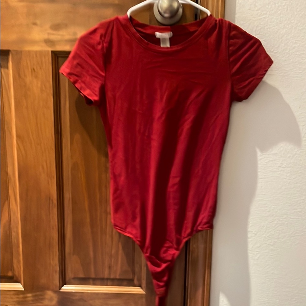 Bozzolo Vibrant Red Bodysuit